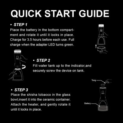 LUKAH Electric Hookah Shisha - Bowl